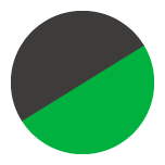 Color Negro/Verde